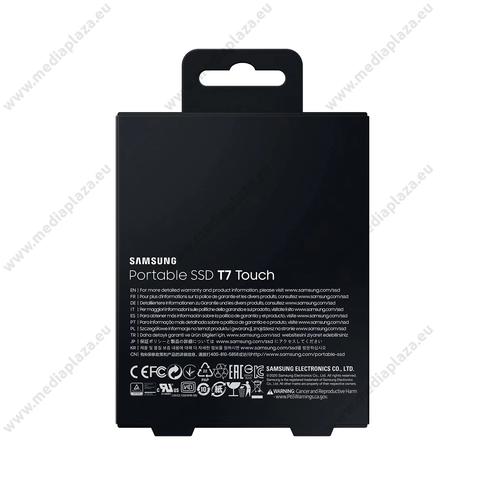 SAMSUNG T7 TOUCH USB 3.2 KÜLSŐ SSD MEGHAJTÓ 2TB EZÜST