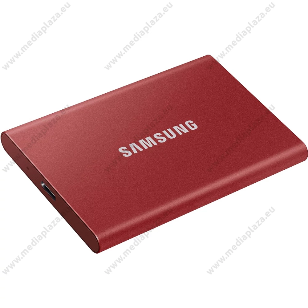 SAMSUNG T7 USB-C 3.2 GEN 2 KÜLSŐ SSD MEGHAJTÓ 1TB PIROS