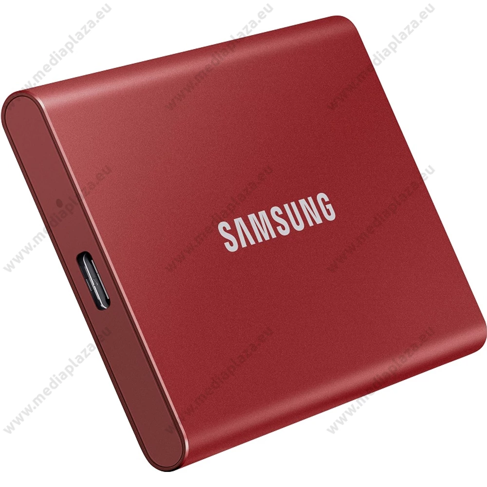 SAMSUNG T7 USB-C 3.2 GEN 2 KÜLSŐ SSD MEGHAJTÓ 2TB PIROS