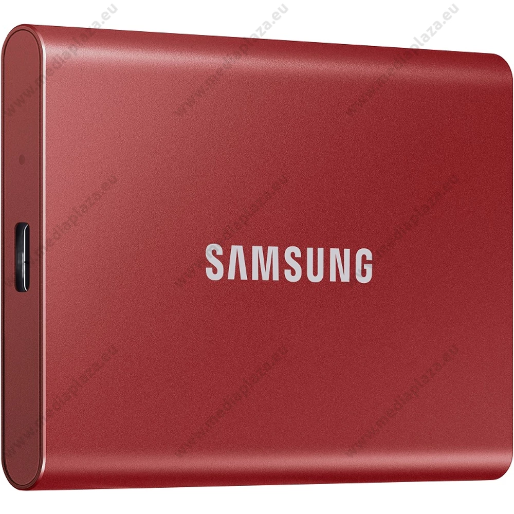SAMSUNG T7 USB-C 3.2 GEN 2 KÜLSŐ SSD MEGHAJTÓ 500GB PIROS