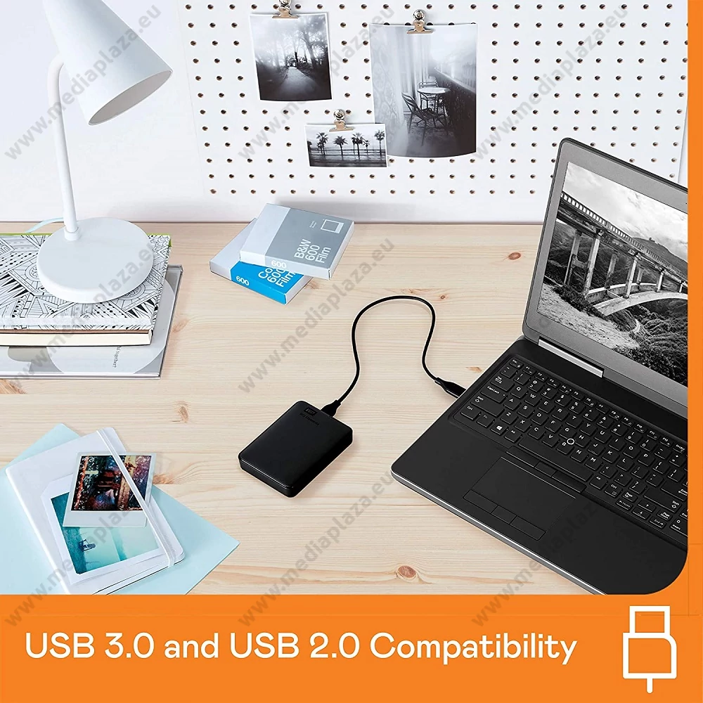 WESTERN DIGITAL ELEMENTS PORTABLE 2,5 COL USB 3.0 KÜLSŐ MEREVLEMEZ 1,5TB FEKETE