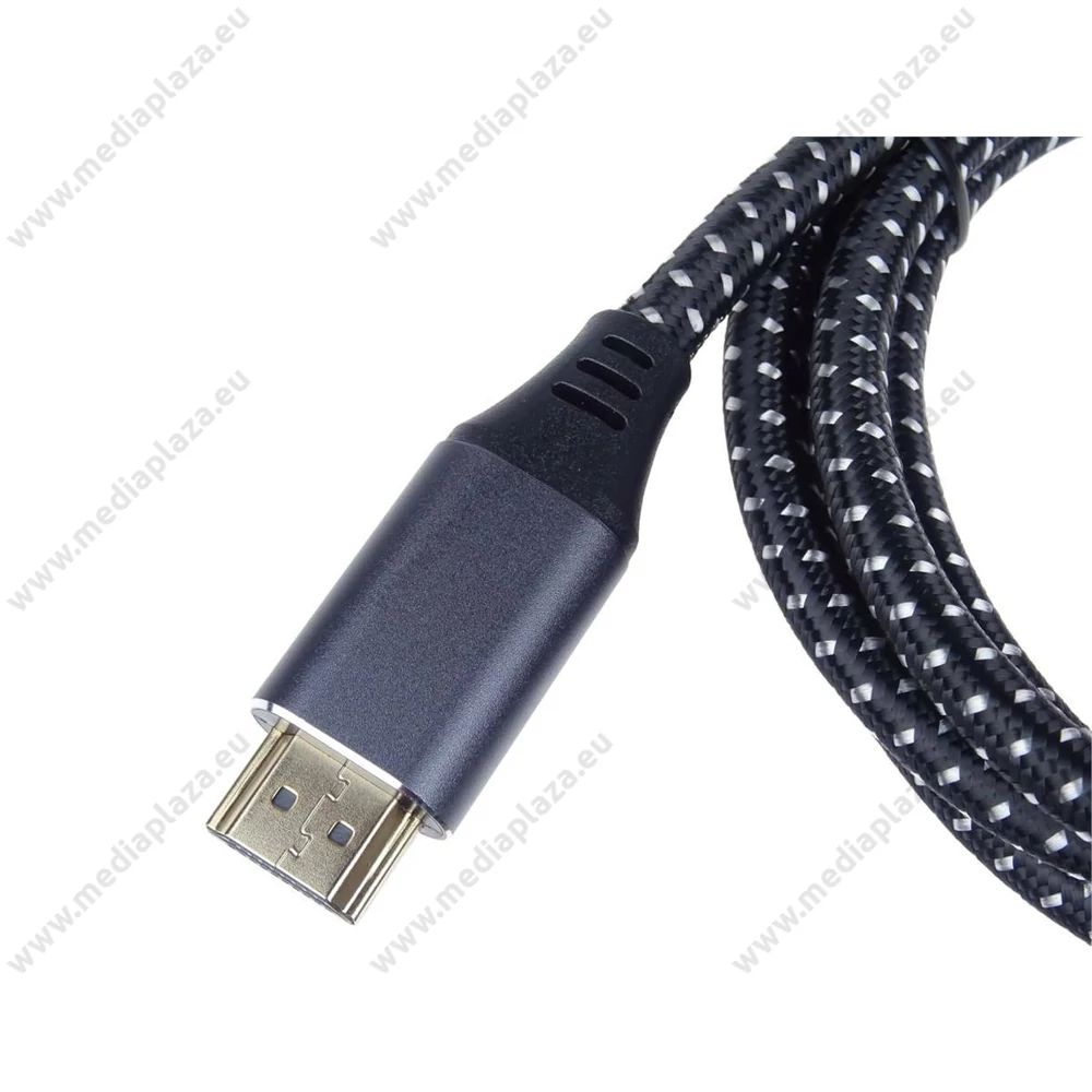 PREMIUMCORD ULTRA HDMI 2.1 HIGH SPEED + ETHERNET 8K@60Hz-4K@120Hz ARANYOZOTT HDMI KÁBEL 2m