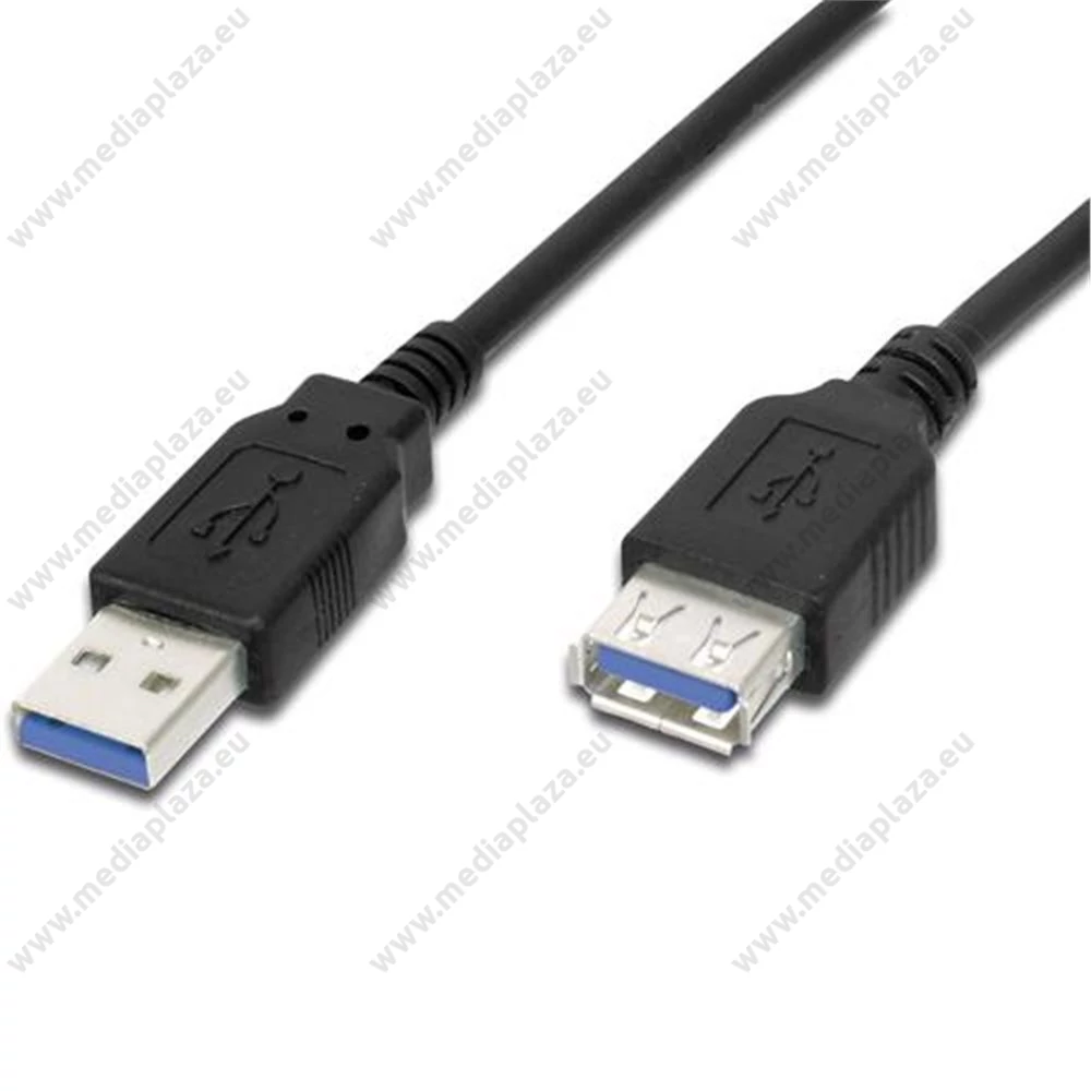 PREMIUMCORD USB 3.0 AM-AF HOSSZABBÍTÓ KÁBEL 1m FEKETE