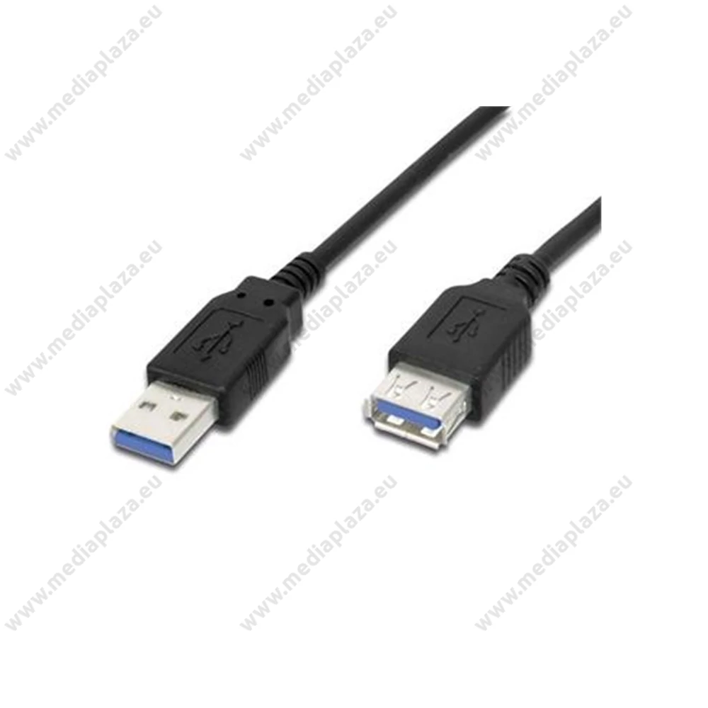 PREMIUMCORD USB 3.0 AM-AF HOSSZABBÍTÓ KÁBEL 3m FEKETE
