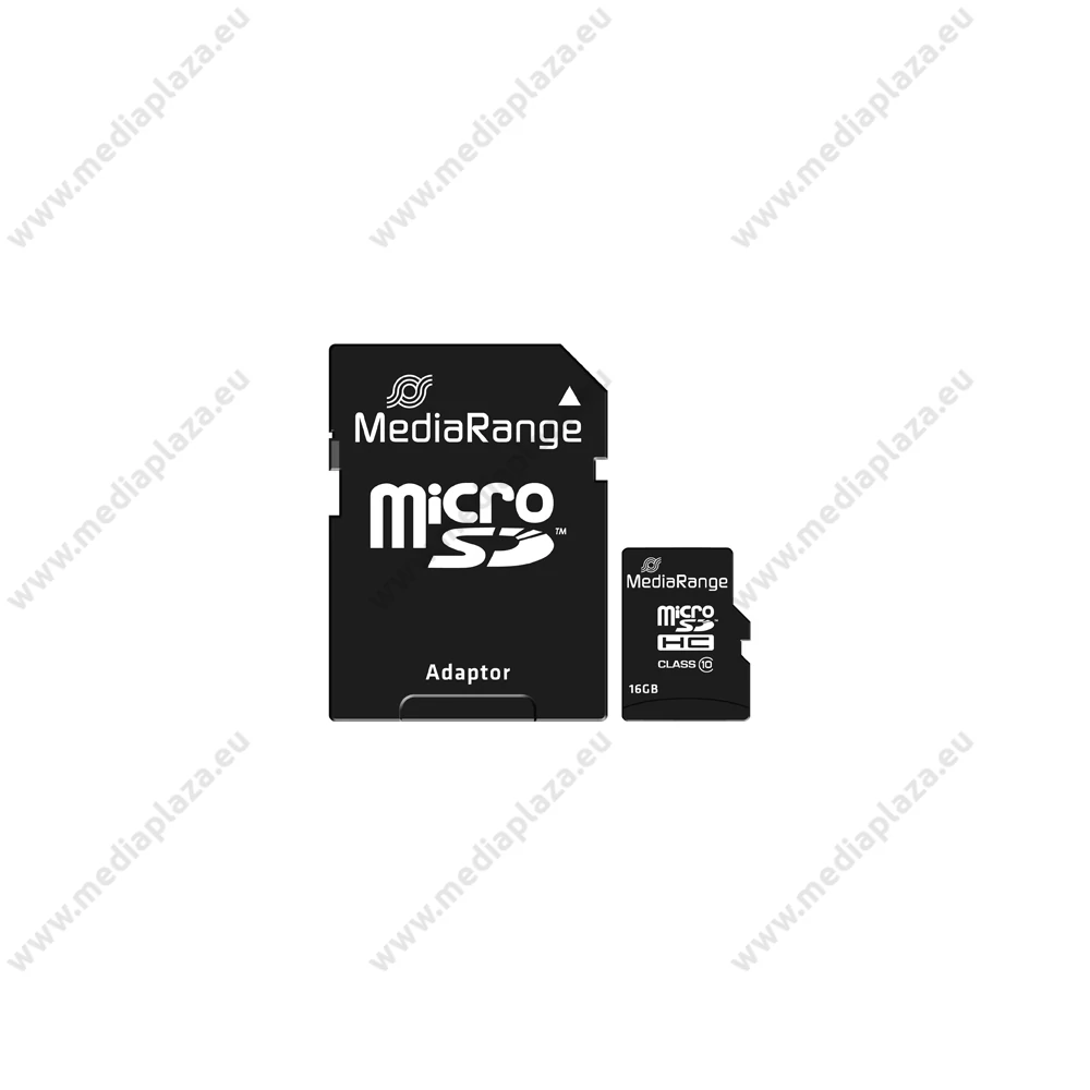 MEDIARANGE MICRO SDHC 16GB + ADAPTER CLASS 10