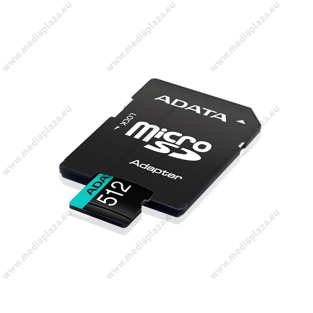 ADATA PREMIER PRO MICRO SDXC 512GB + ADAPTER CLASS 10 UHS-I U3 A2 V30 100/80 MB/s