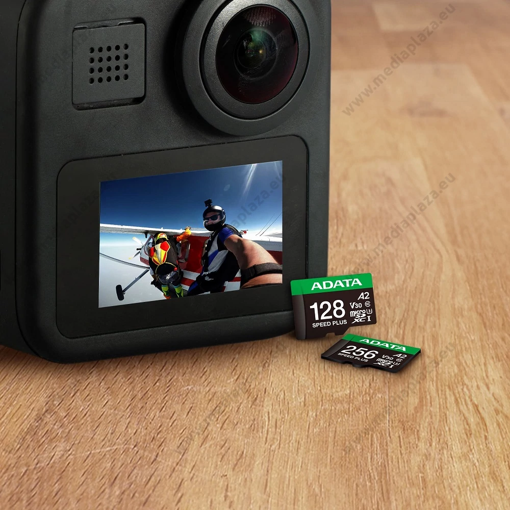 ADATA SPEED PLUS MICRO SDXC 128GB + ADAPTER CLASS 10 UHS-I U3 V30 180/160 MB/s