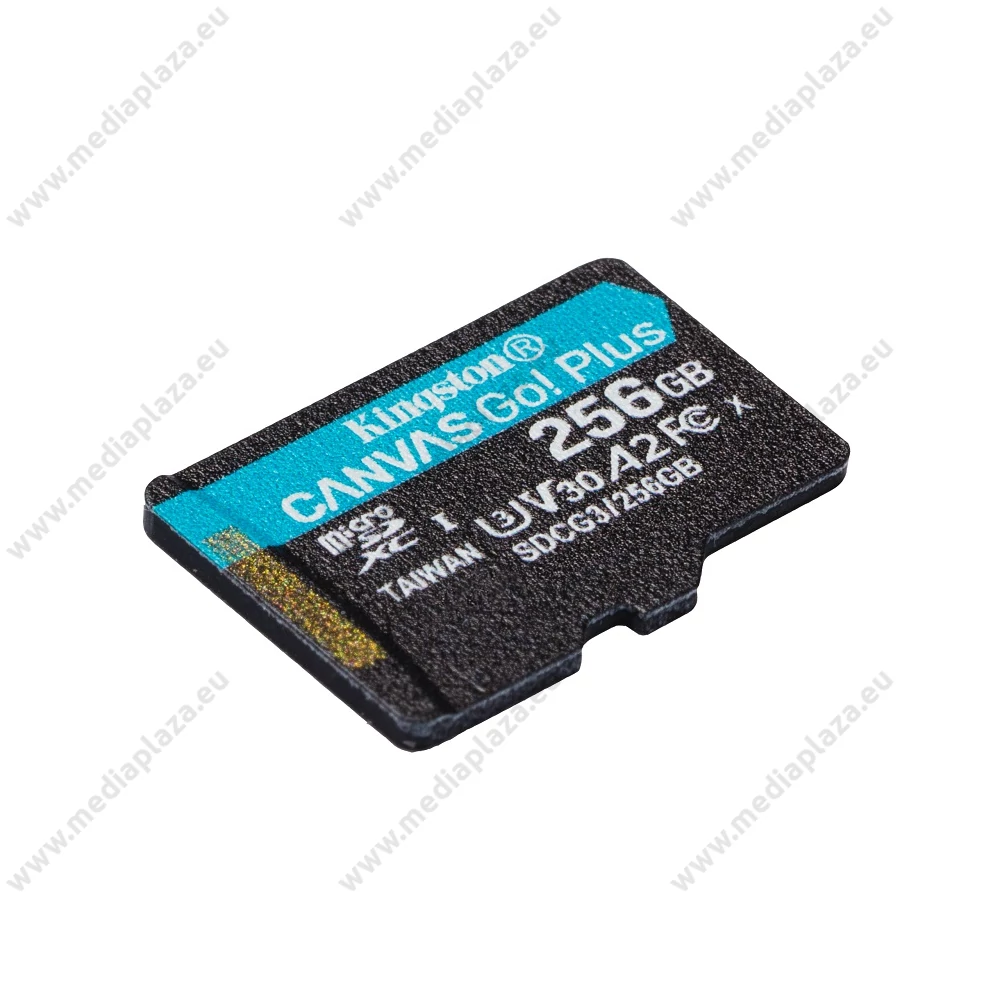 KINGSTON CANVAS GO PLUS MICRO SDXC 256GB CLASS 10 UHS-I U3 A2 V30 170/90 MB/s