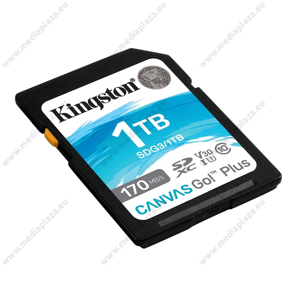 KINGSTON CANVAS GO PLUS SDXC 1TB CLASS 10 UHS-I U3 A2 V30 170/90 MB/s