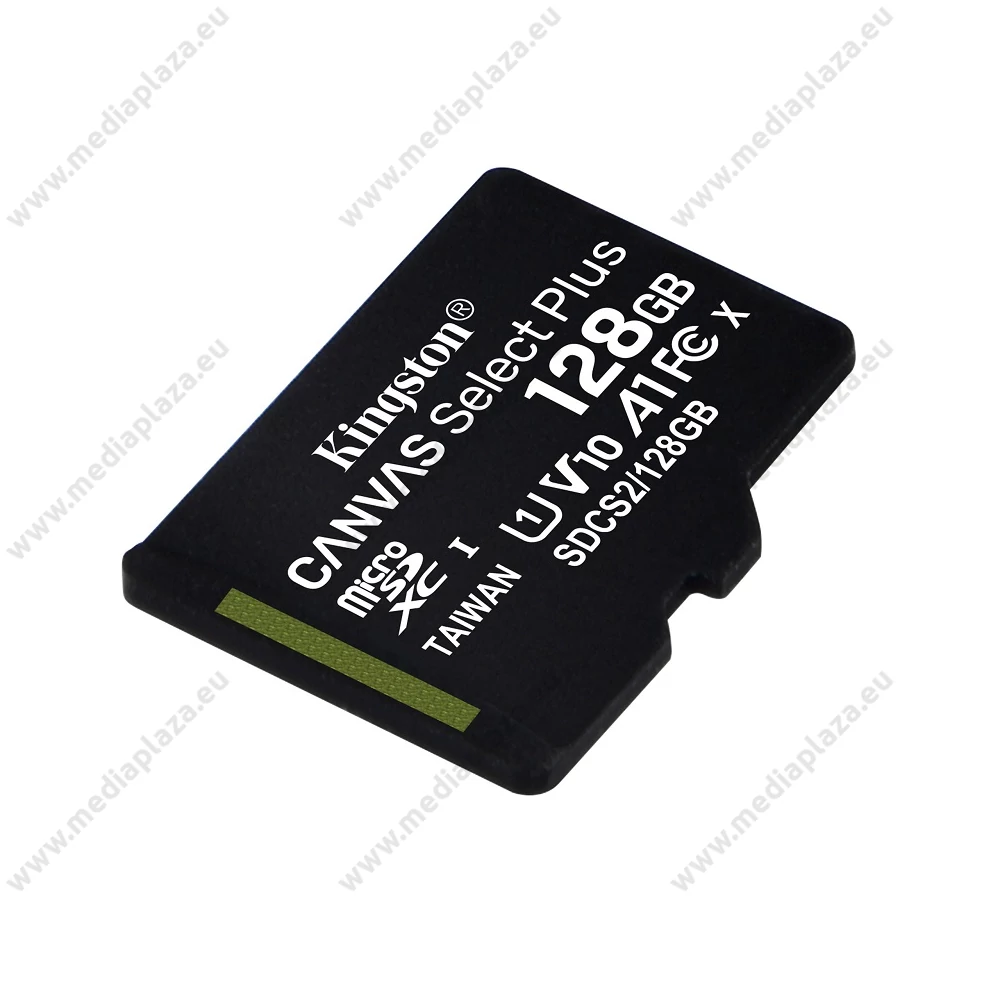 KINGSTON CANVAS SELECT PLUS MICRO SDXC 128GB CLASS 10 UHS-I U1 A1 V10 (100 MB/s)