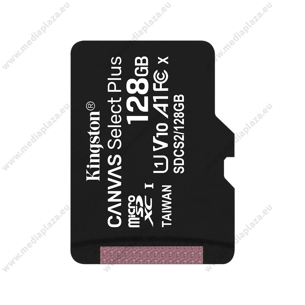 KINGSTON CANVAS SELECT PLUS MICRO SDXC 128GB CLASS 10 UHS-I U1 A1 V10 (100 MB/s)