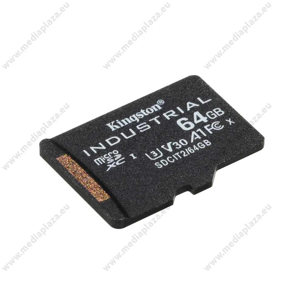 KINGSTON INDUSTRIAL GRADE MICRO SDXC 64GB CLASS 10 UHS-I U3 A1 V30 100/80 MB/s