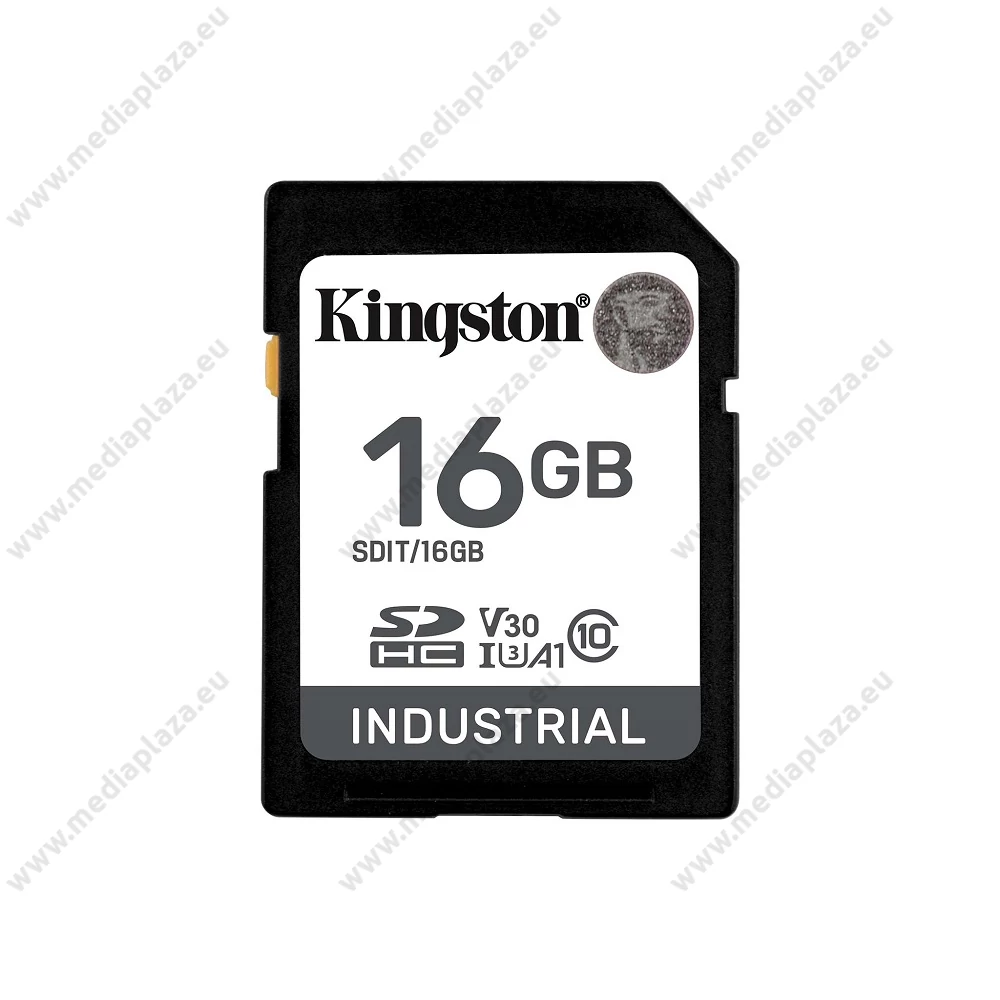 KINGSTON INDUSTRIAL GRADE SDHC 16GB CLASS 10 UHS-I U3 A1 V30 100/80 MB/s