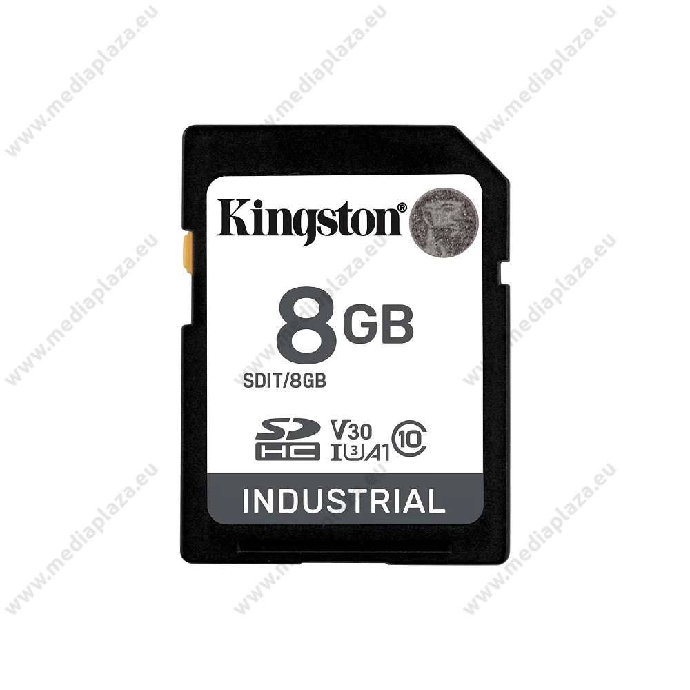 KINGSTON INDUSTRIAL GRADE SDHC 8GB CLASS 10 UHS-I U3 A1 V30 100/80 MB/s