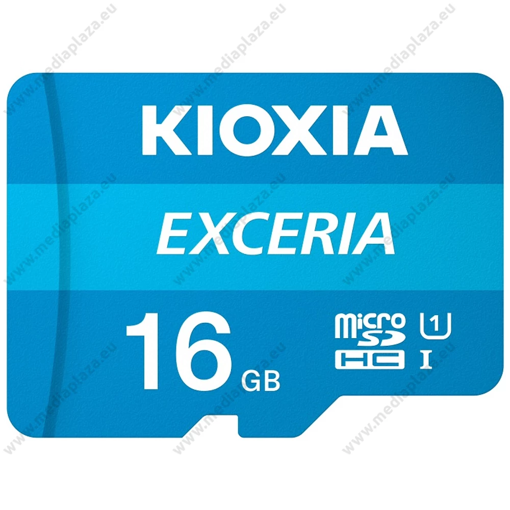 KIOXIA EXCERIA MICRO SDHC 16GB + ADAPTER CLASS 10 UHS-I U1 (100 MB/s OLVASÁSI SEBESSÉG)