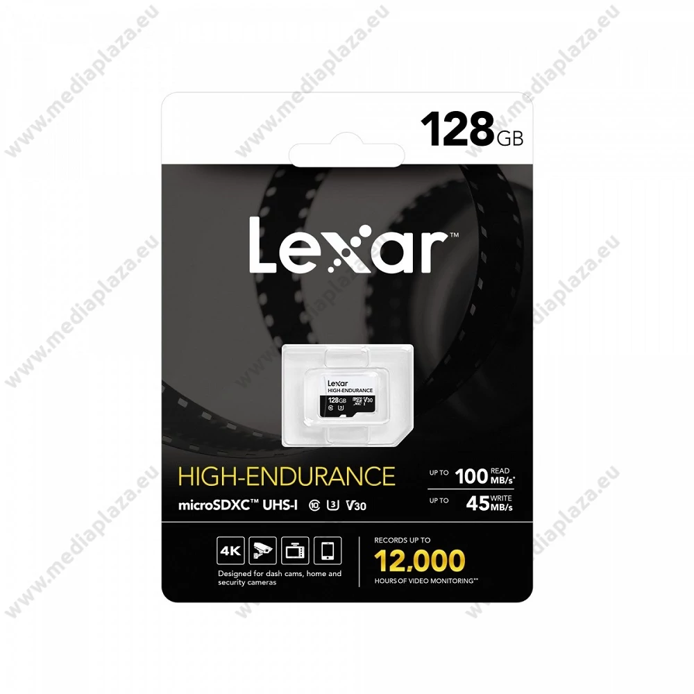 LEXAR HIGH ENDURANCE MICRO SDXC 128GB CLASS 10 UHS-I U3 V30 100/45 MB/s