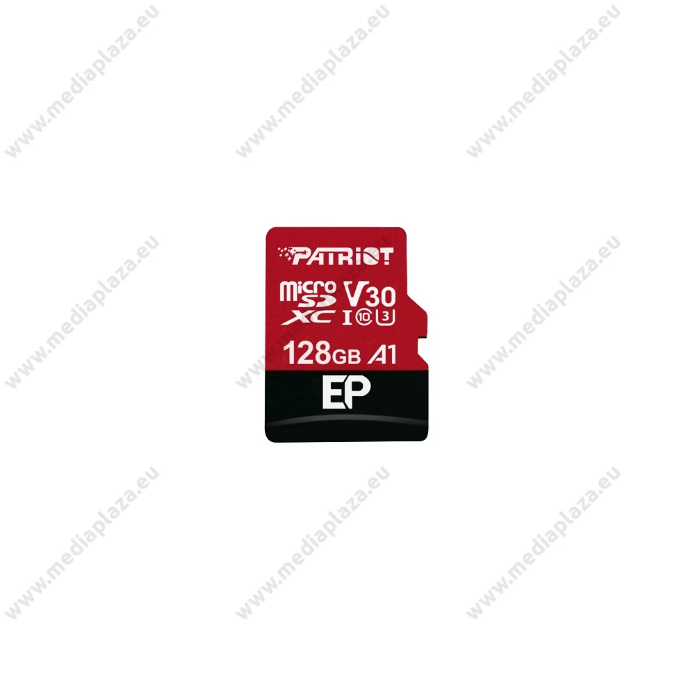 PATRIOT EP MICRO SDXC 128GB + ADAPTER CLASS 10 UHS-I U3 A1 V30 100/80 MB/s