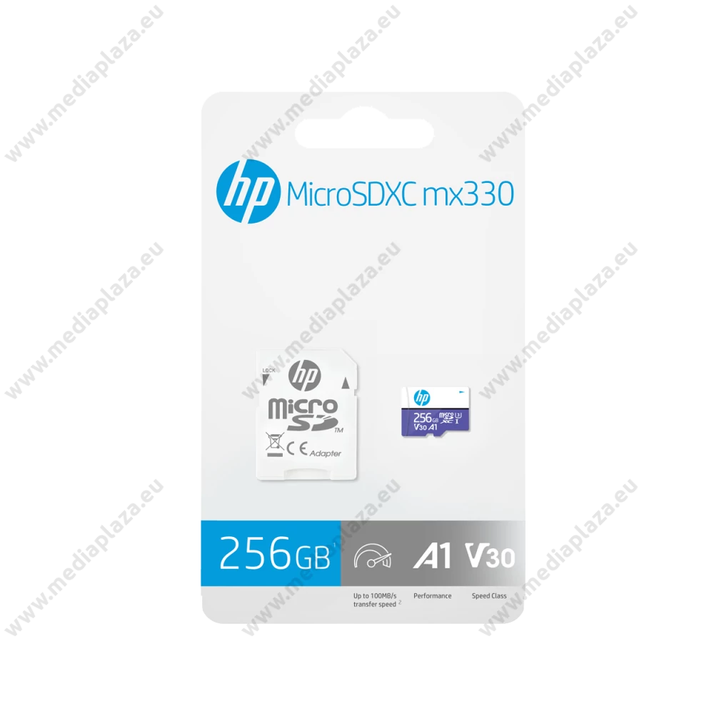 HP MX330 MICRO SDXC 256GB + ADAPTER CLASS 10 UHS-I U3 A1 V30 100/60 MB/s