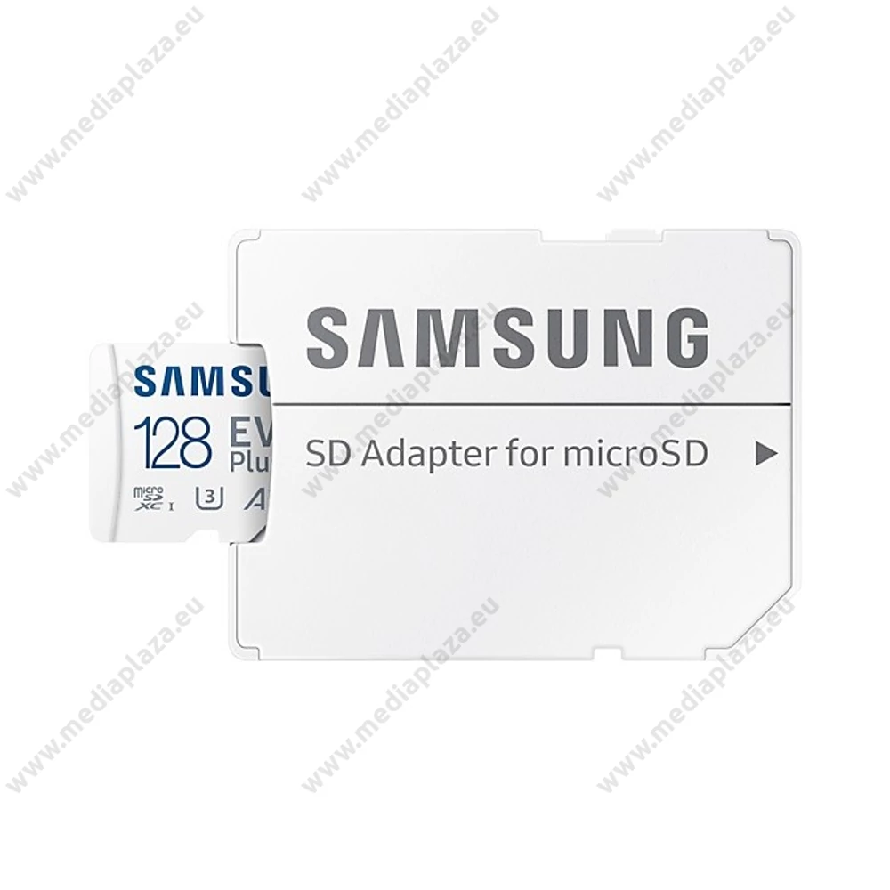 SAMSUNG EVO PLUS (2021) MICRO SDXC 128GB + ADAPTER CLASS 10 UHS-I U3 A2 V30 (130 MB/s ADATÁTVITELI SEBESSÉG)