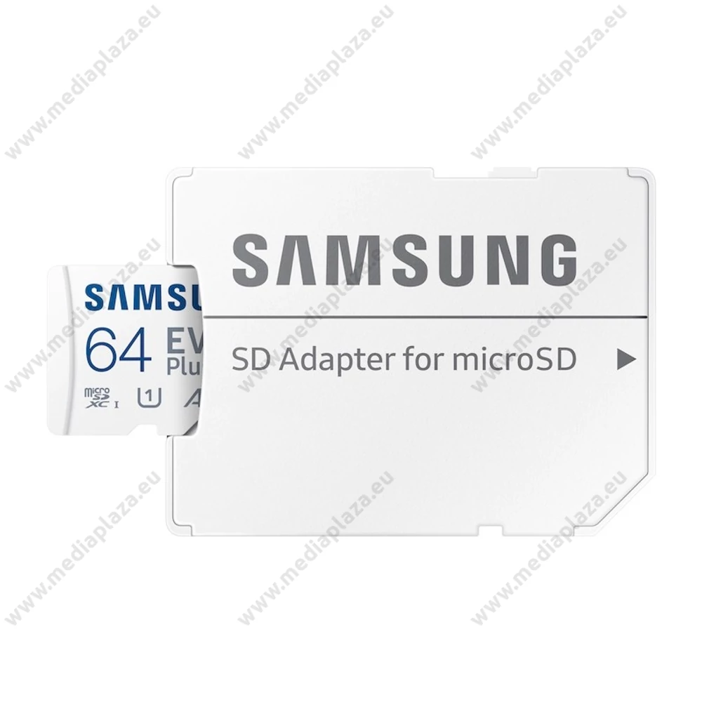 SAMSUNG EVO PLUS (2021) MICRO SDXC 64GB + ADAPTER CLASS 10 UHS-I U1 A1 V10 (130 MB/s ADATÁTVITELI SEBESSÉG)
