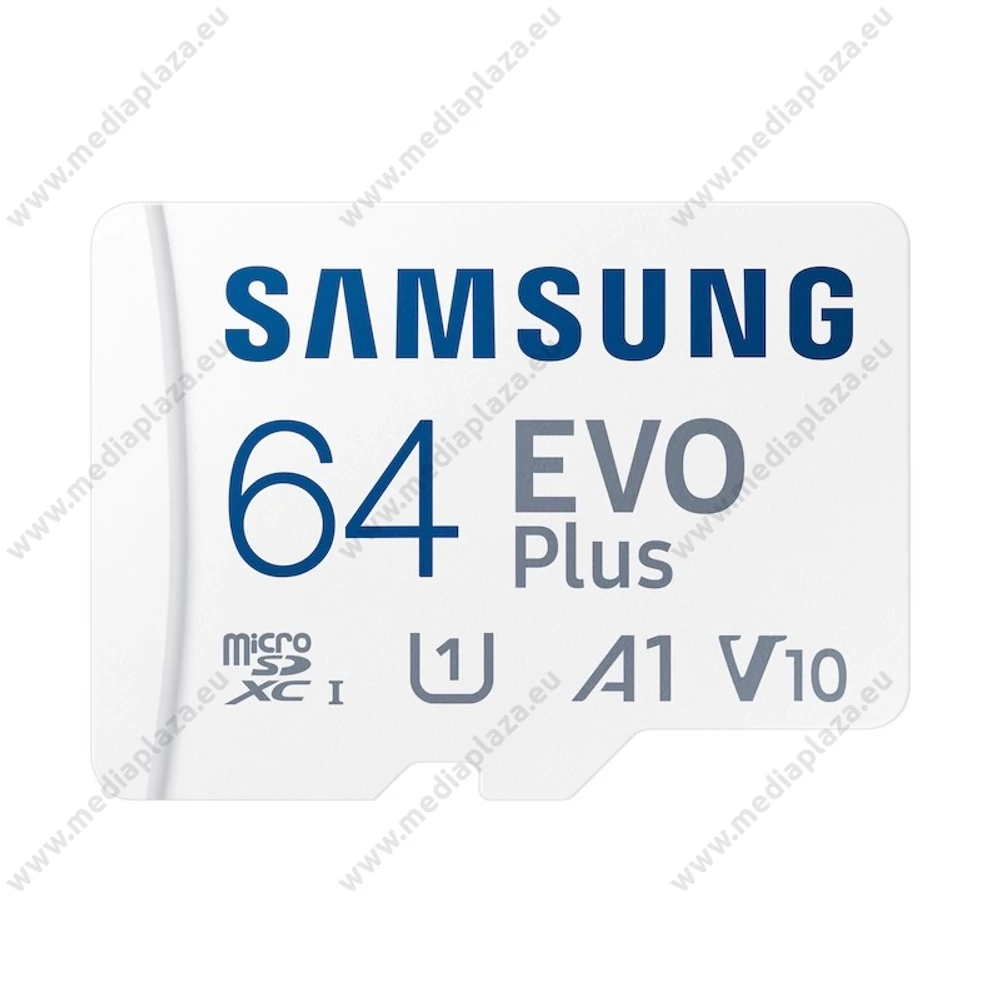 SAMSUNG EVO PLUS (2021) MICRO SDXC 64GB + ADAPTER CLASS 10 UHS-I U1 A1 V10 (130 MB/s ADATÁTVITELI SEBESSÉG)