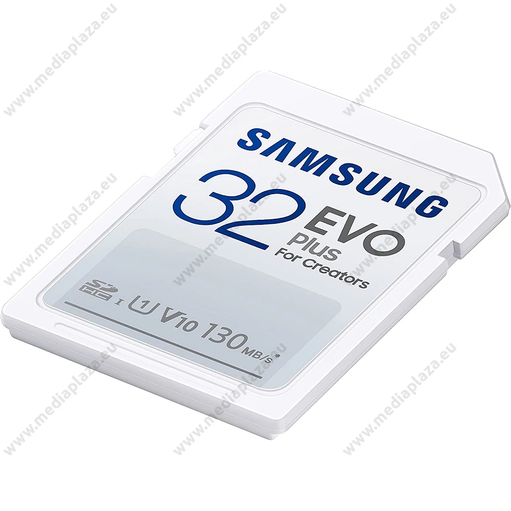 SAMSUNG EVO PLUS (2021) SDHC 32GB CLASS 10 UHS-I U1 V10 130 MB/s ADATÁTVITELI SEBESSÉG