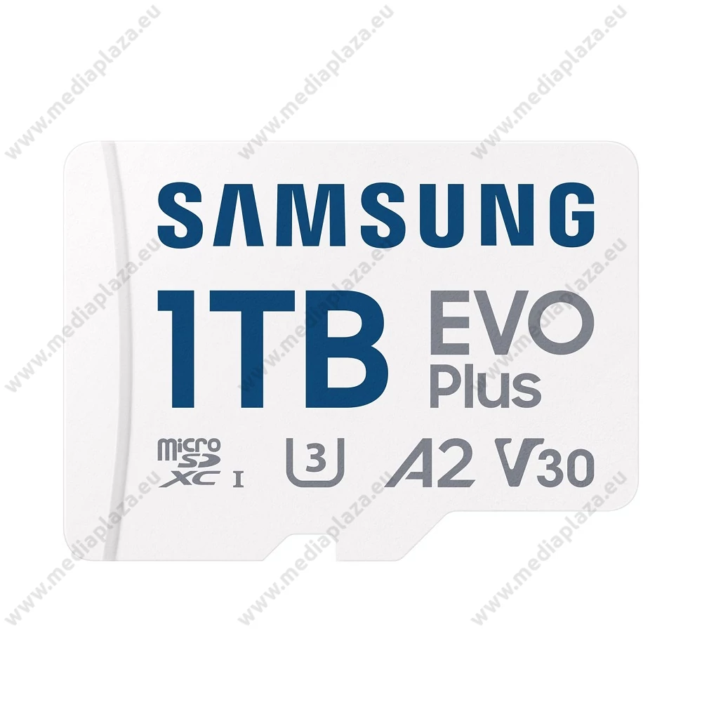 SAMSUNG EVO PLUS (2024) MICRO SDXC 1TB + ADAPTER CLASS 10 UHS-I U3 A2 V30 (160 MB/s ADATÁTVITELI SEBESSÉG)