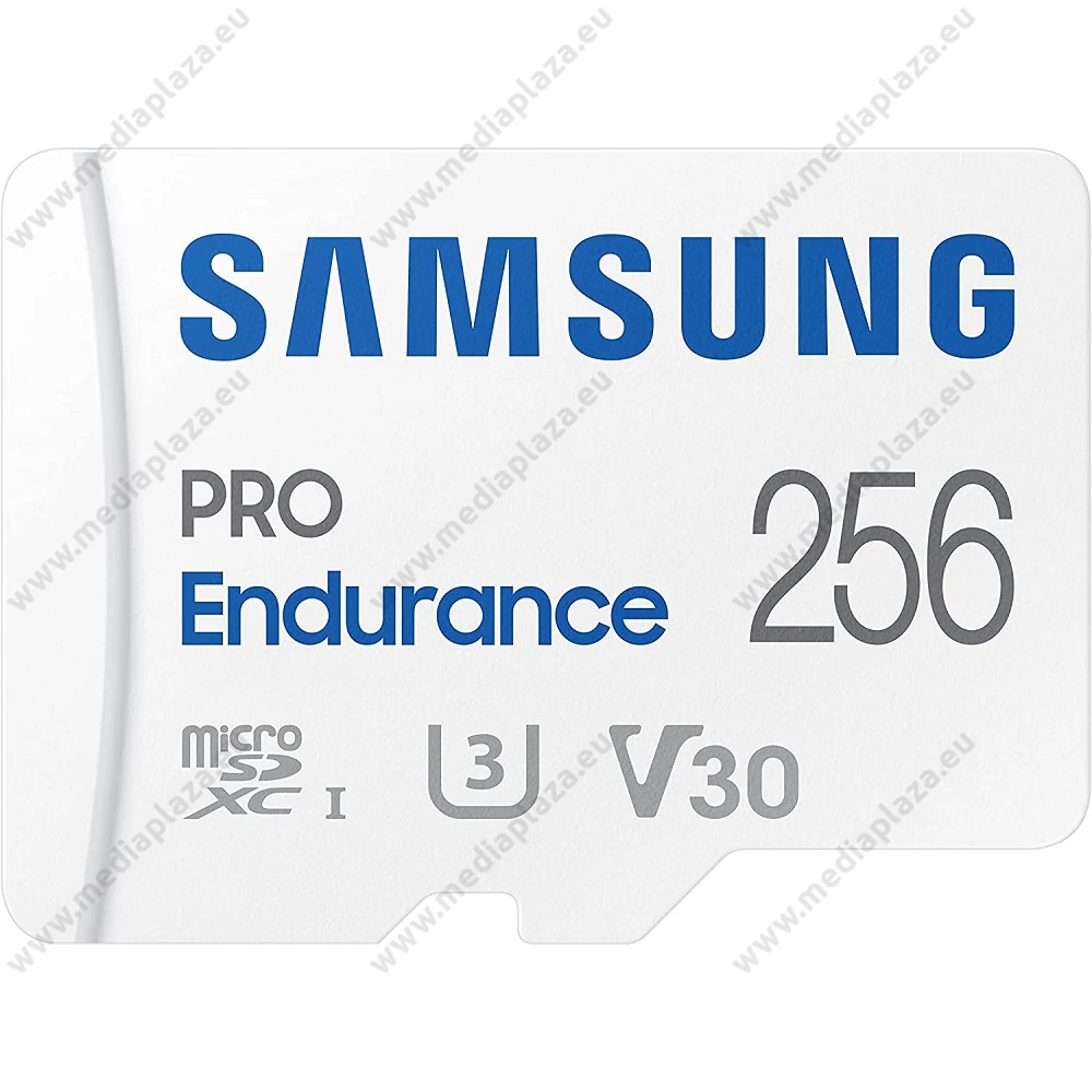 SAMSUNG PRO ENDURANCE MICRO SDXC 256GB + ADAPTER CLASS 10 UHS-I U3 V30 100/40 MB/s