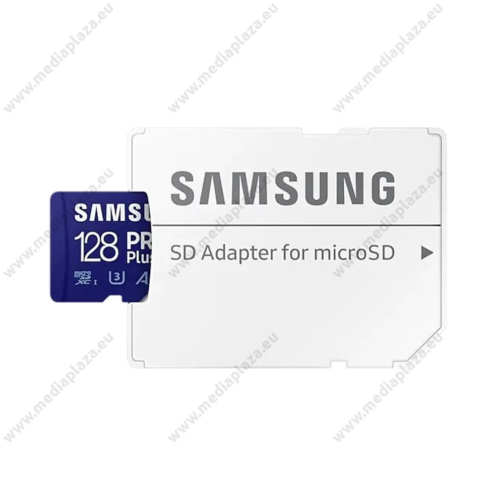 SAMSUNG PRO PLUS (2021) MICRO SDXC 128GB + ADAPTER CLASS 10 UHS-I U3 A2 V30 (160 MB/s ADATÁTVITELI SEBESSÉG)