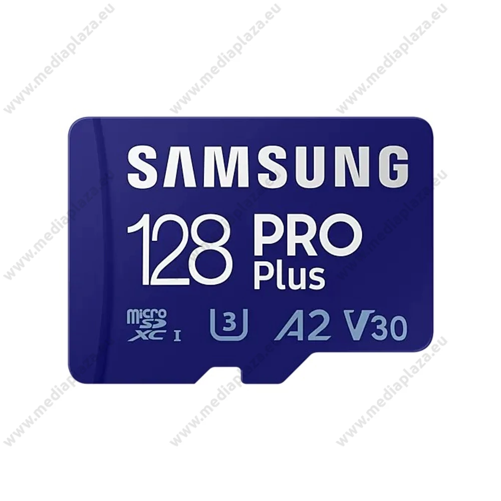 SAMSUNG PRO PLUS (2021) MICRO SDXC 128GB + ADAPTER CLASS 10 UHS-I U3 A2 V30 (160 MB/s ADATÁTVITELI SEBESSÉG)
