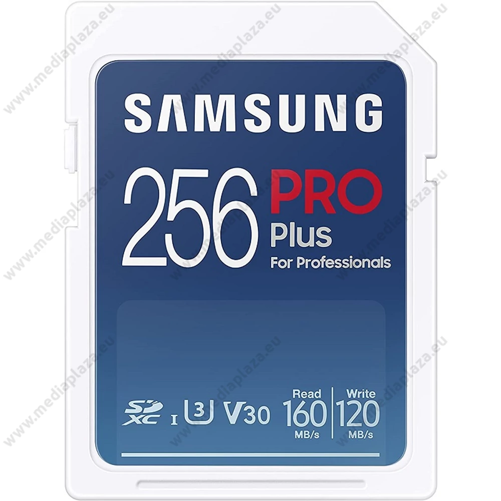 SAMSUNG PRO PLUS (2021) SDXC 256GB CLASS 10 UHS-I U3 V30 160/120 MB/s + USB 3.0 MEMÓRIAKÁRTYA OLVASÓ
