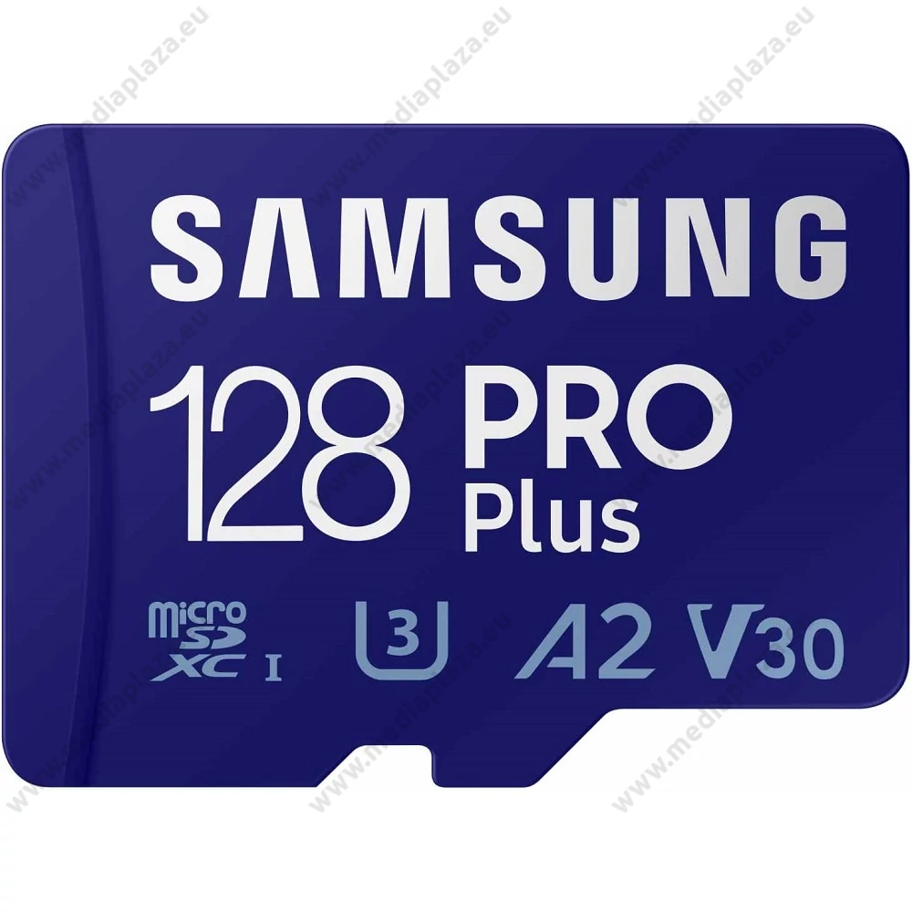 SAMSUNG PRO PLUS (2023) MICRO SDXC 128GB CLASS 10 UHS-I U3 A2 V30 180/130 MB/s + USB 3.0 MEMÓRIAKÁRTYA OLVASÓ