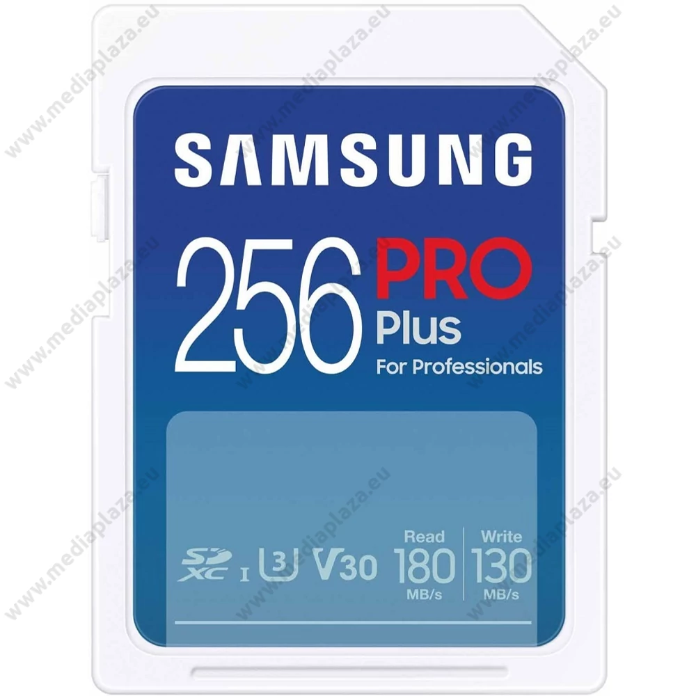 SAMSUNG PRO PLUS (2023) SDXC 256GB CLASS 10 UHS-I U3 V30 180/130 MB/s + USB 3.0 MEMÓRIAKÁRTYA OLVASÓ