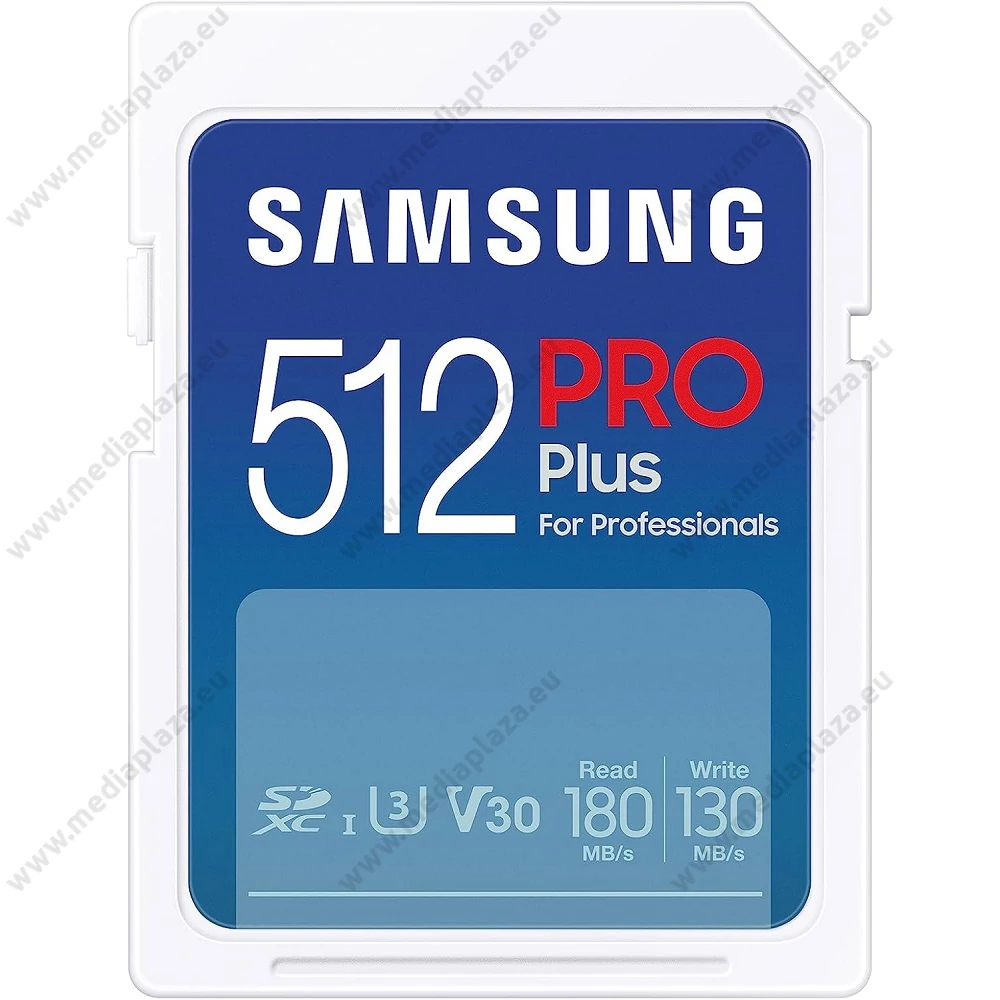 SAMSUNG PRO PLUS (2023) SDXC 512GB CLASS 10 UHS-I U3 V30 180/130 MB/s