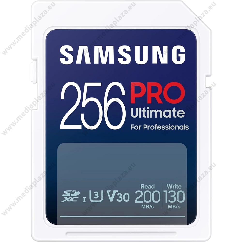SAMSUNG PRO ULTIMATE (2023) SDXC 256GB CLASS 10 UHS-I U3 V30 200/130 MB/s