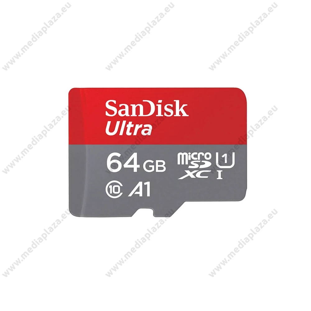 SANDISK ULTRA MICRO SDXC 64GB + ADAPTER CLASS 10 UHS-I U1 A1 140 MB/s