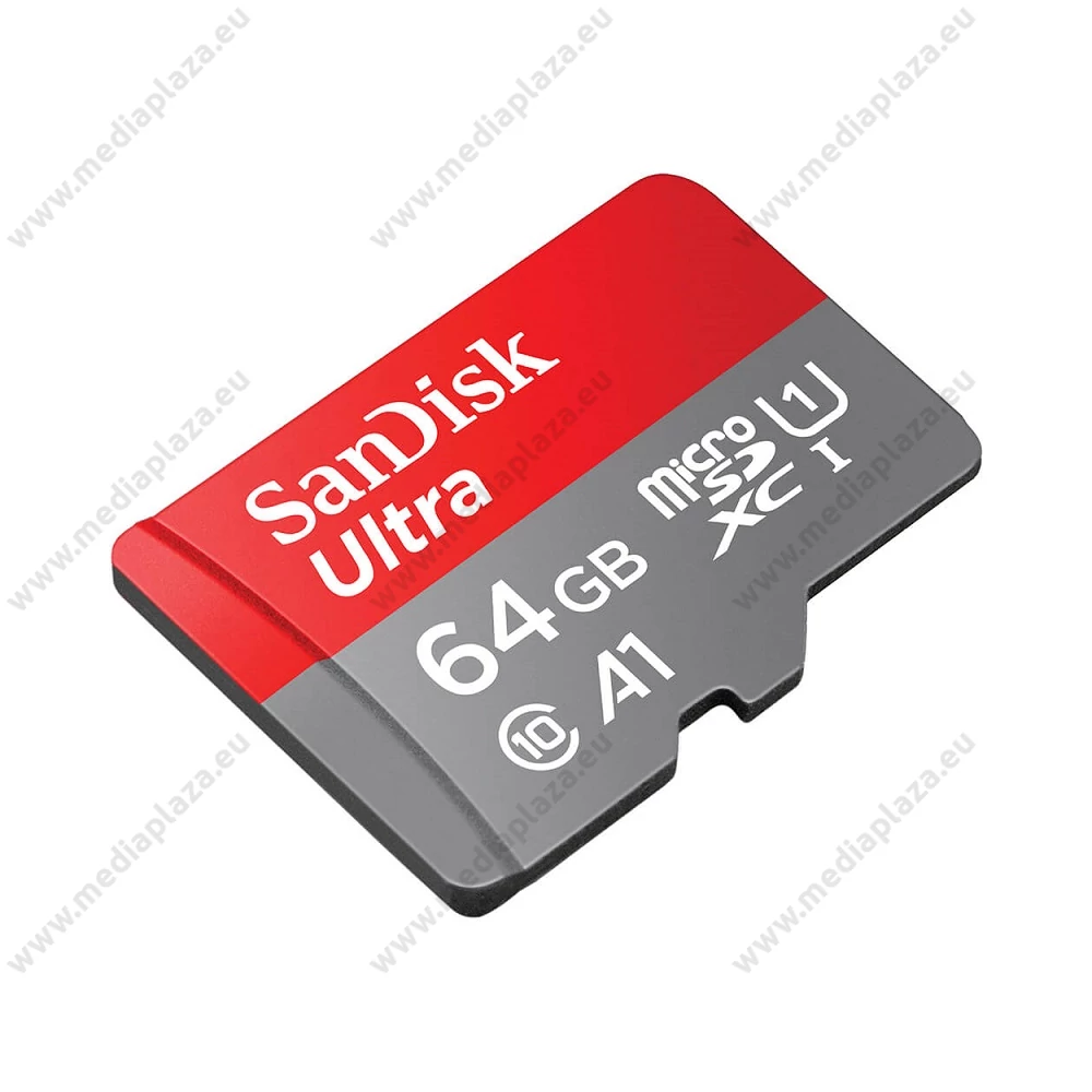 SANDISK ULTRA MICRO SDXC 64GB + ADAPTER CLASS 10 UHS-I U1 A1 140 MB/s