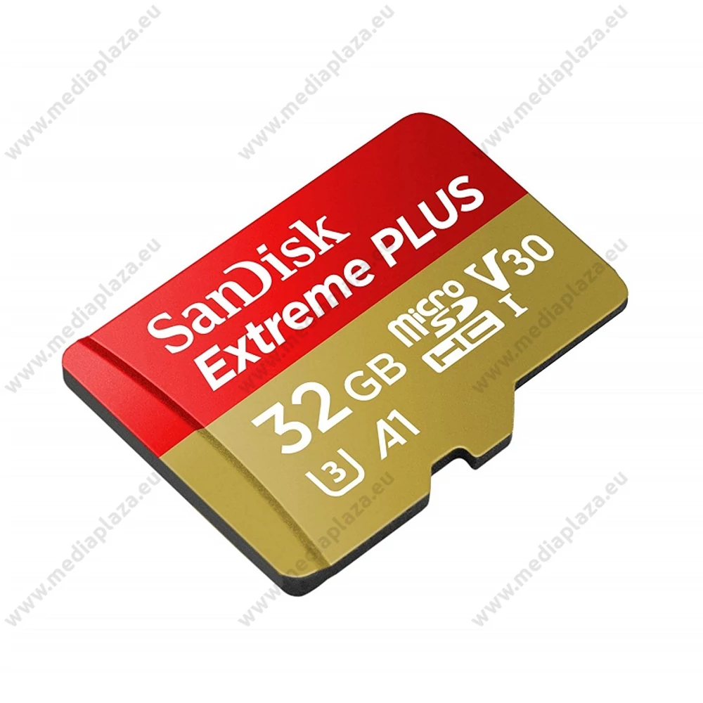 SANDISK EXTREME PLUS MICRO SDHC 32GB + ADAPTER CLASS 10 UHS-I U3 A1 V30 100/90 MB/s