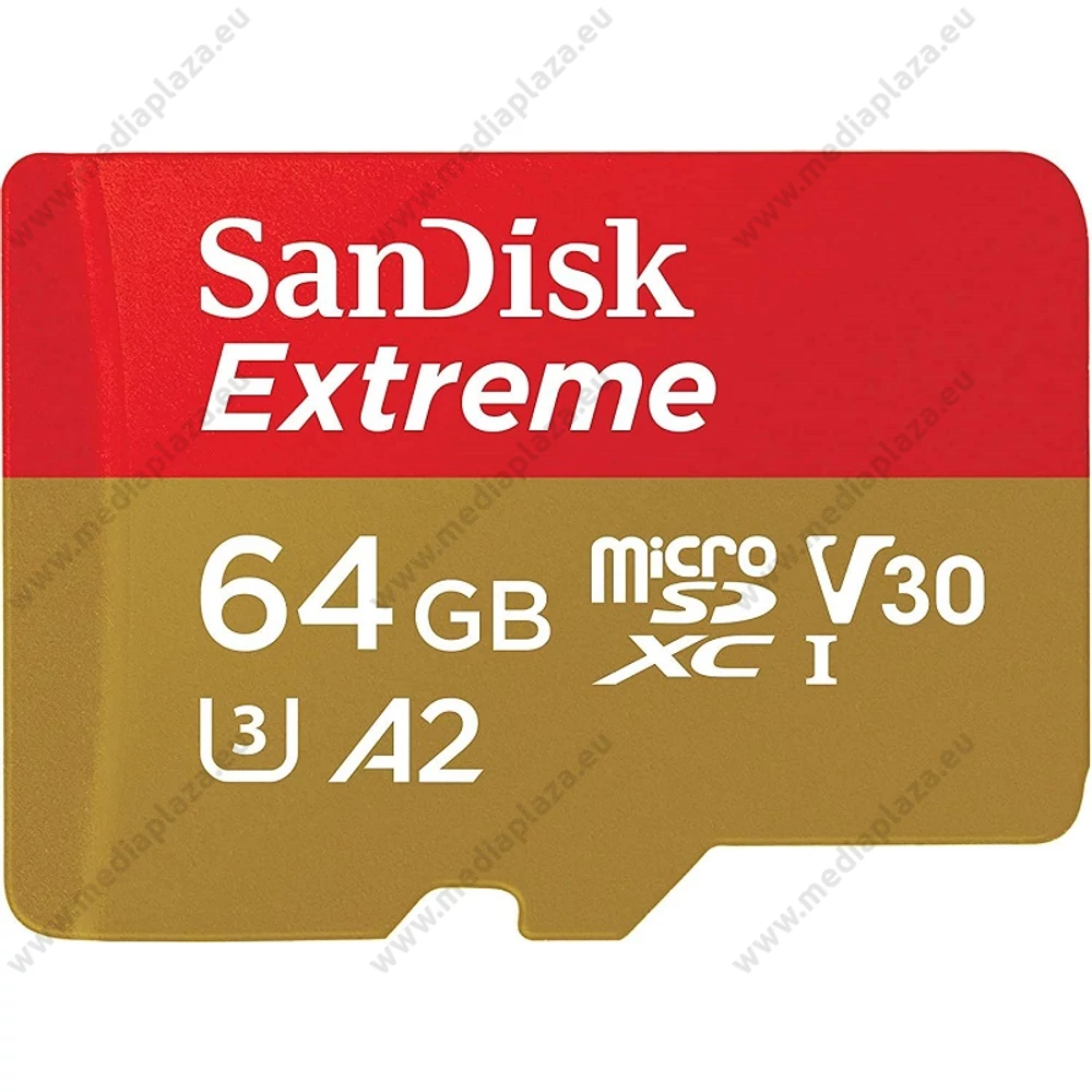 SANDISK EXTREME FOR MOBILE GAMING MICRO SDXC 64GB CLASS 10 UHS-I U3 A2 V30 160/60 MB/s