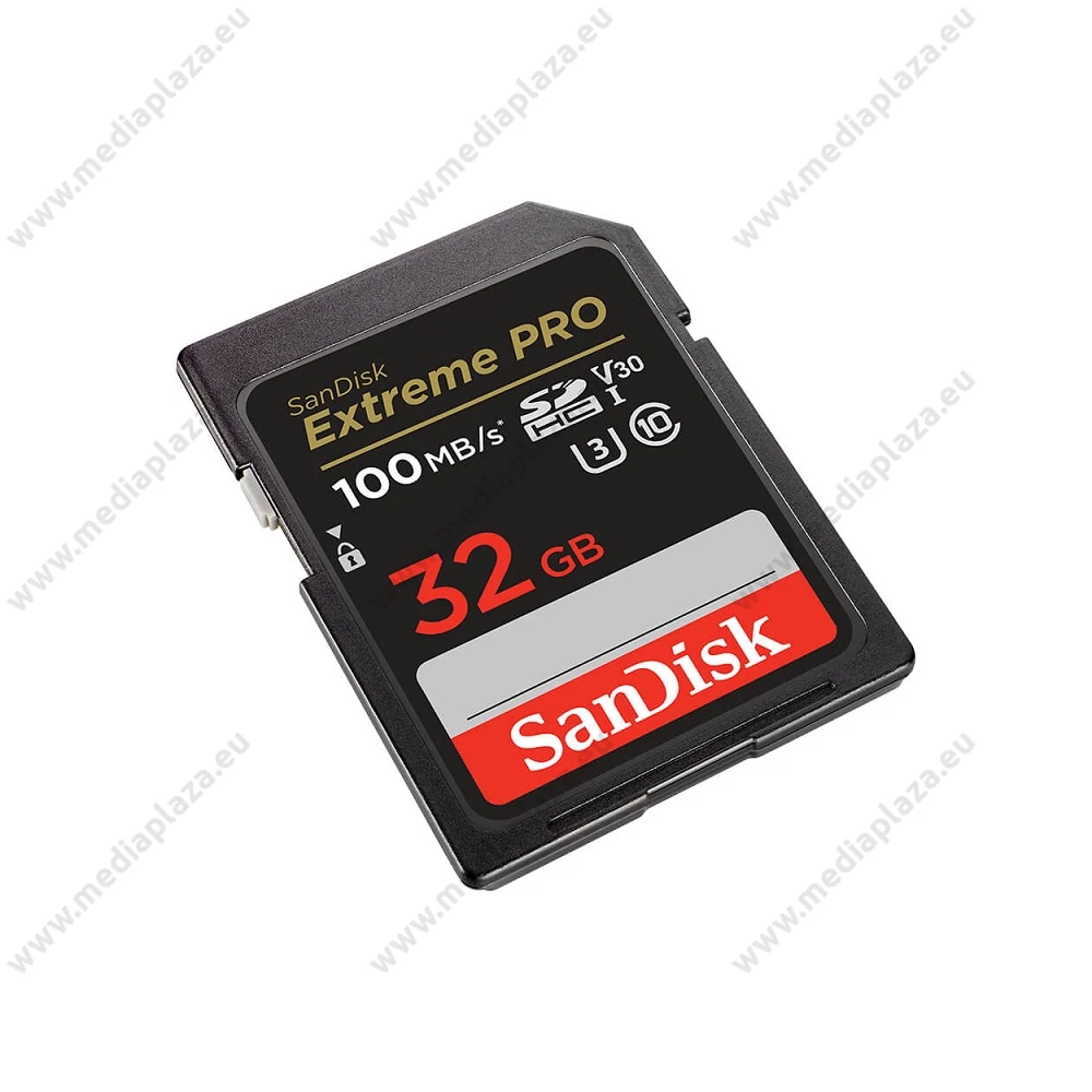 SANDISK EXTREME PRO SDHC 32GB CLASS 10 UHS-I U3 V30 100/90 MB/s