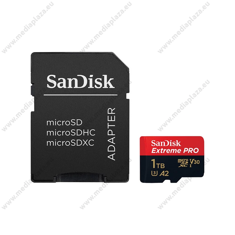 SANDISK EXTREME PRO MICRO SDXC 1TB + ADAPTER CLASS 10 UHS-I U3 A2 V30 200/140 MB/s