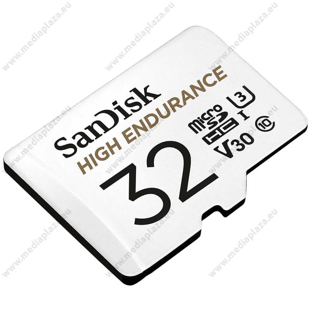 SANDISK HIGH ENDURANCE MICRO SDHC 32GB + ADAPTER CLASS 10 UHS-I U3 V30 100/40 MB/s