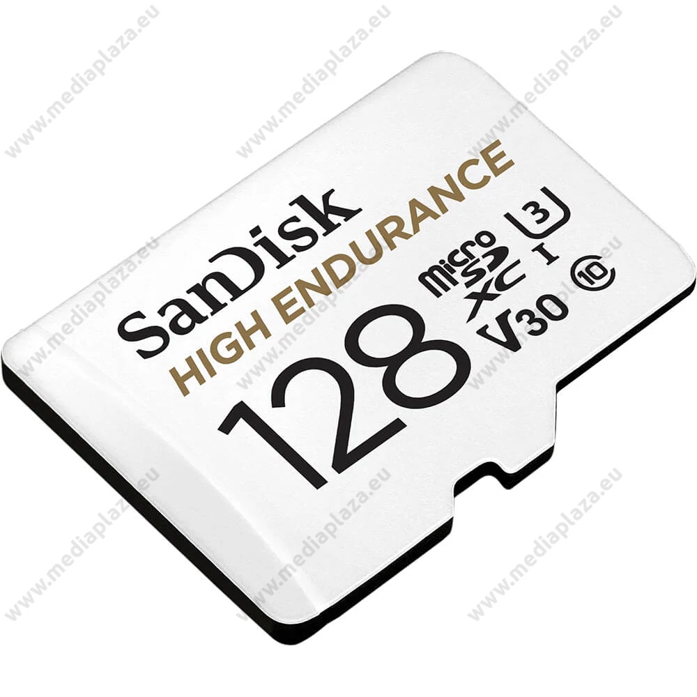 SANDISK HIGH ENDURANCE MICRO SDXC 128GB + ADAPTER CLASS 10 UHS-I U3 V30 100/40 MB/s