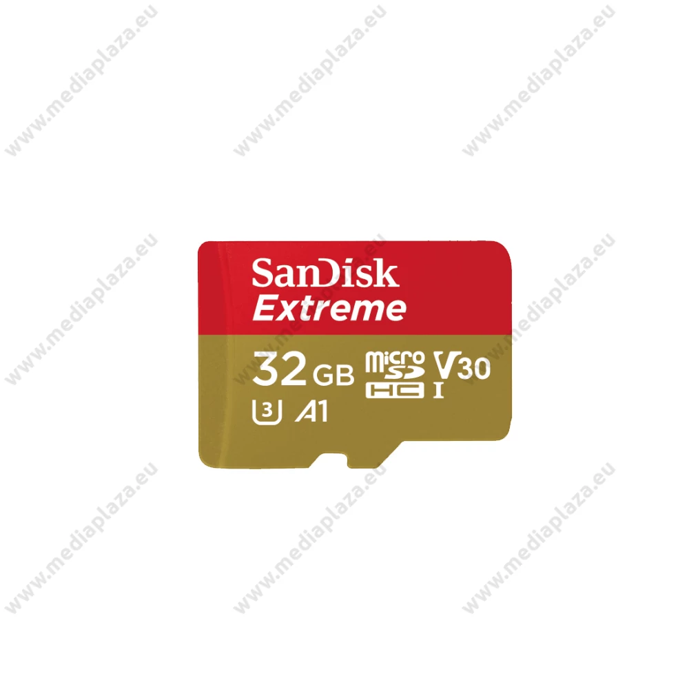 SANDISK EXTREME MOBILE MICRO SDHC 32GB + ADAPTER CLASS 10 UHS-I U3 A1 V30 100/60 MB/s