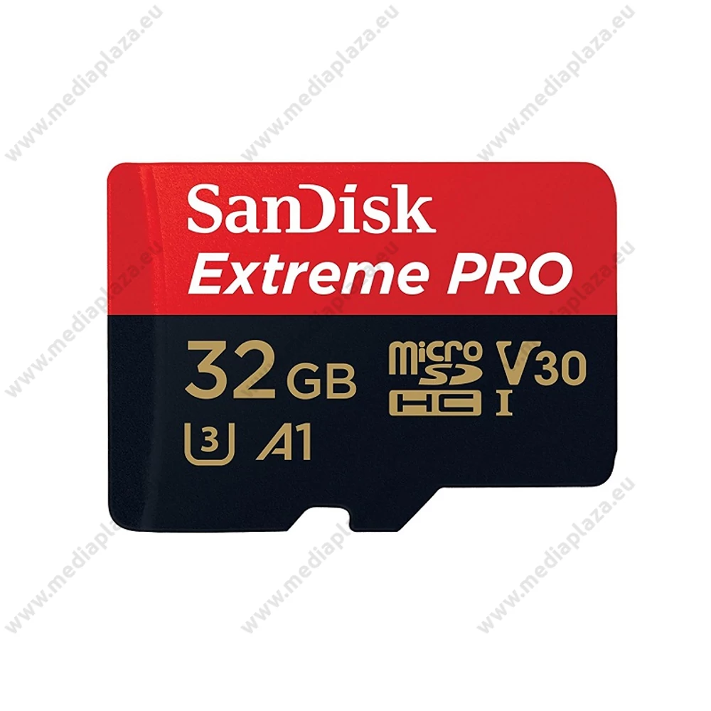 SANDISK EXTREME PRO MICRO SDHC 32GB + ADAPTER CLASS 10 UHS-I U3 A1 V30 100/90 MB/s