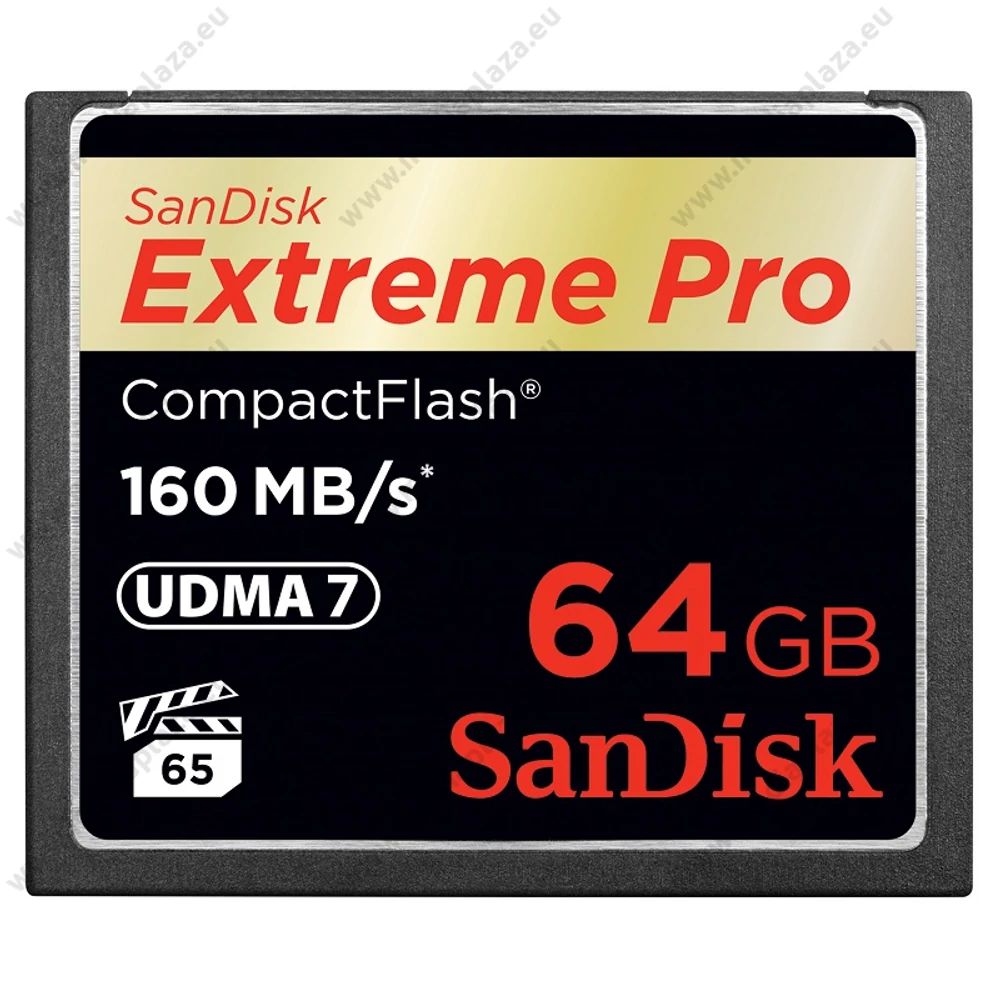 SANDISK COMPACT FLASH EXTREME PRO UDMA7 MEMÓRIAKÁRTYA 160/150 MB/s 64GB
