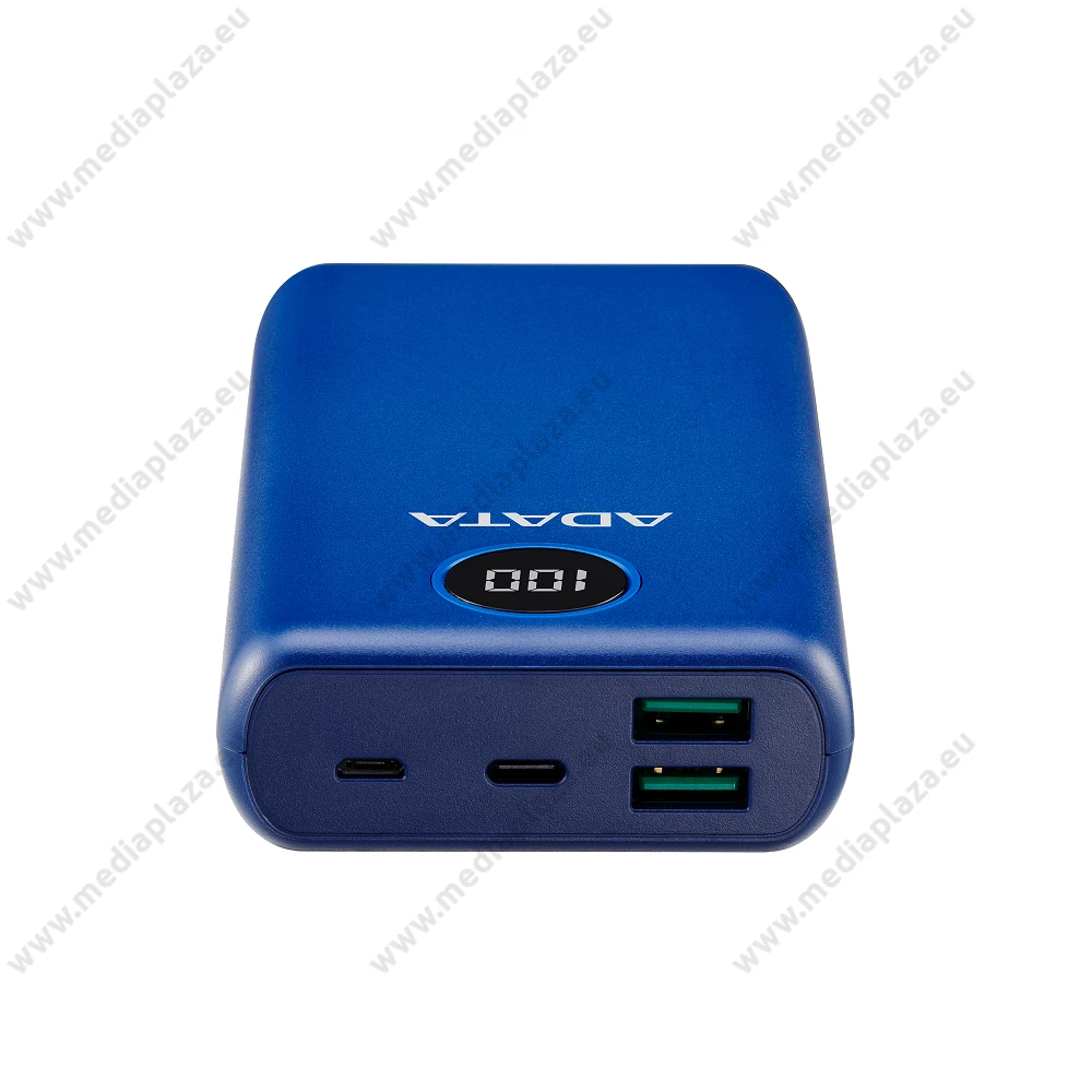 ADATA P20000QCD POWERBANK 20.000 mAh 18W QC 3.0/PD 3.0 KÉK