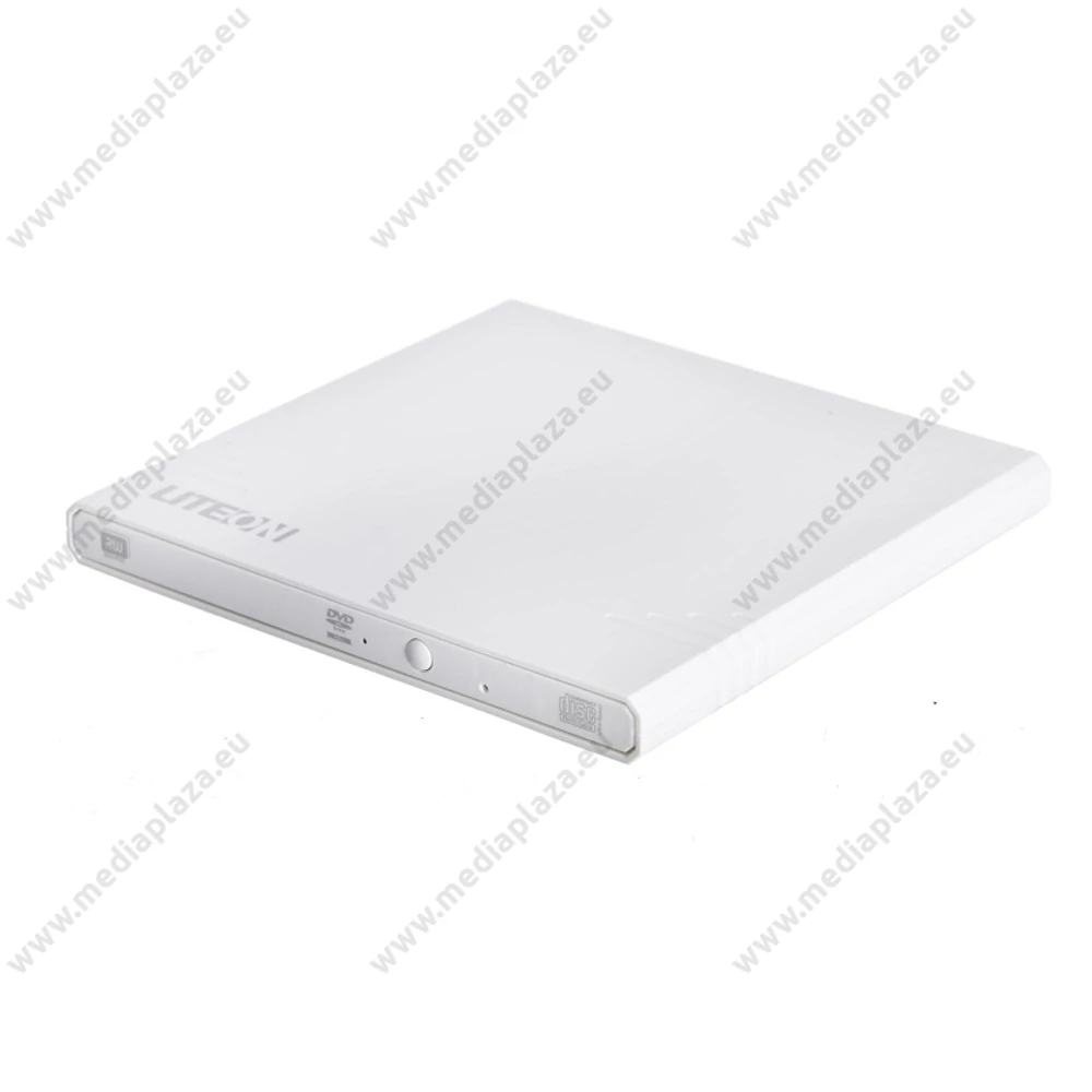 LITE-ON eBAU108 SLIM KÜLSŐ USB OPTIKAI MEGHAJTÓ CD/DVD ÍRÓ OLVASÓ FEHÉR