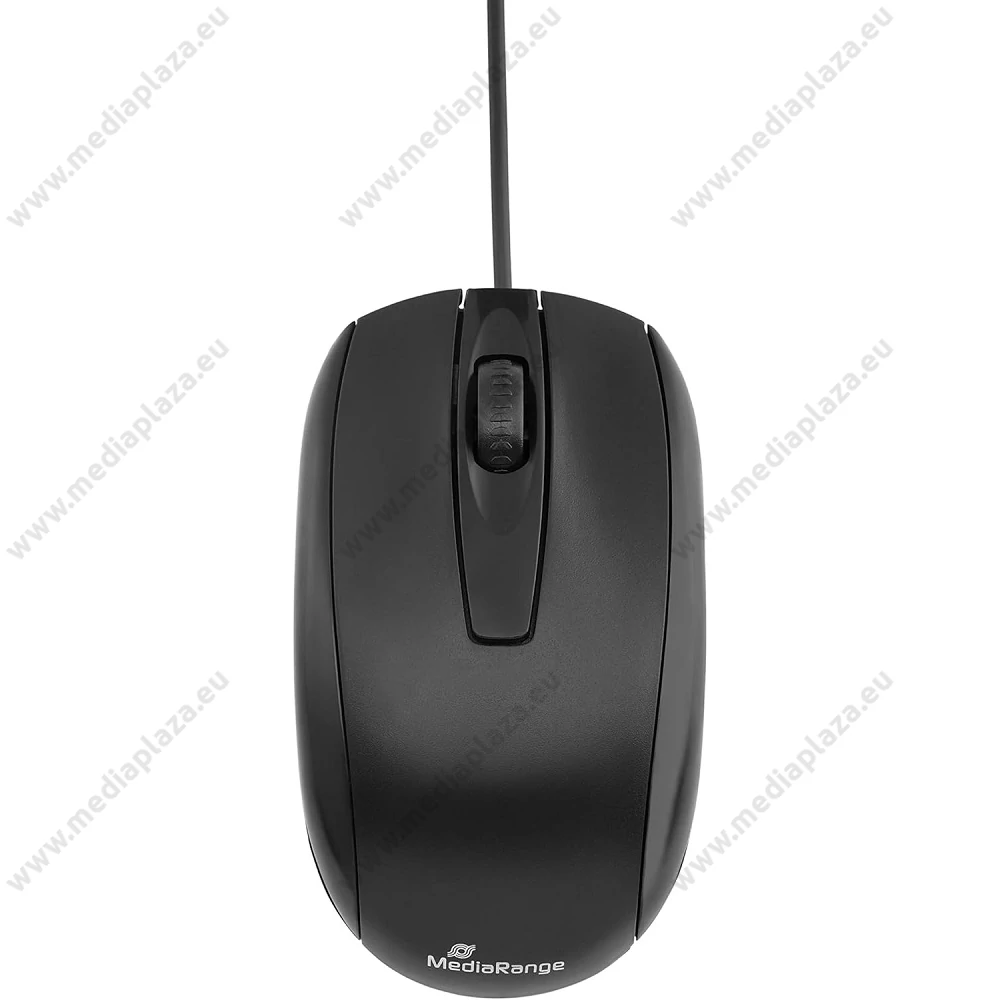 MEDIARANGE 3 GOMBOS VEZETÉKES OPTIKAI EGÉR 1000DPI FEKETE MROS211