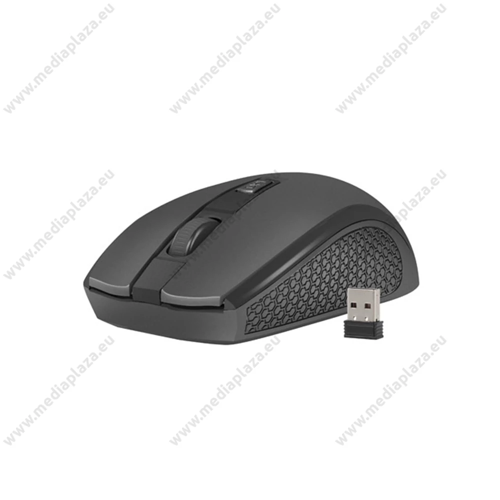 NATEC JAY 2 NMY-1799 VEZETÉK NÉLKÜLI OPTIKAI EGÉR 2,4GHZ 800-1200-1600DPI FEKETE